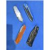 Image 2 : 4 Folding Blade Pocket Knives - 2 Swiss Style and 2 Lock Blade