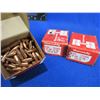 Image 1 : 22 Cal. .224" Hornady Bullets - 2 Sealed Boxes of 100, Box of 65