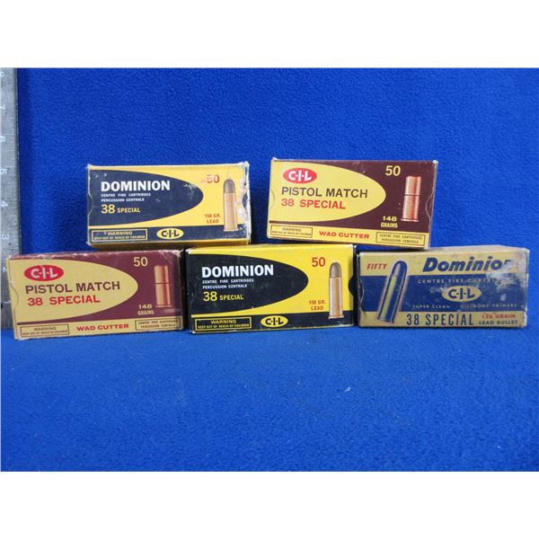 5 Empty CIL Collector Ammo Boxes