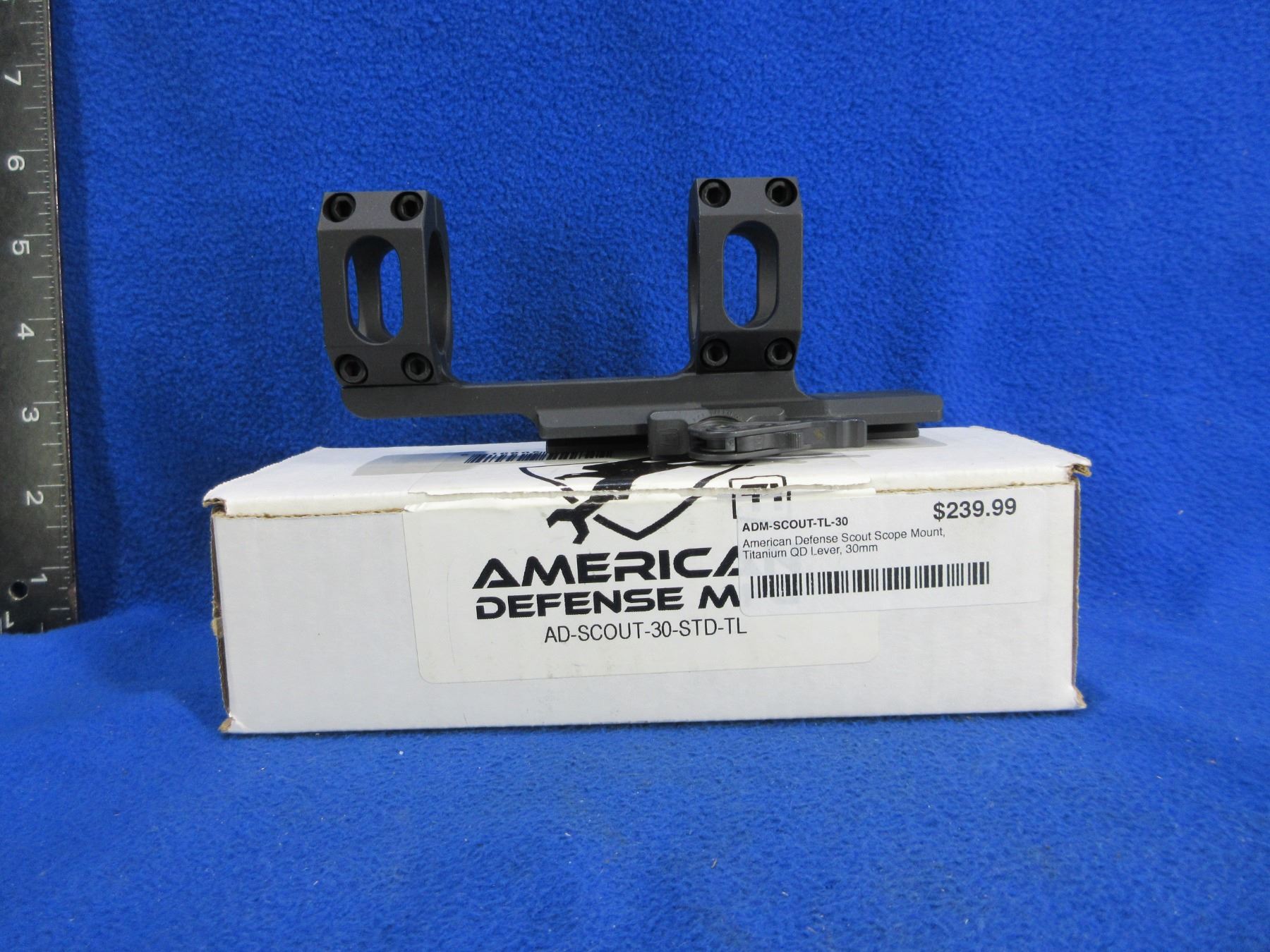 NEW - American Defense 30MM Scout Scope Mount - Titanium QD Lever