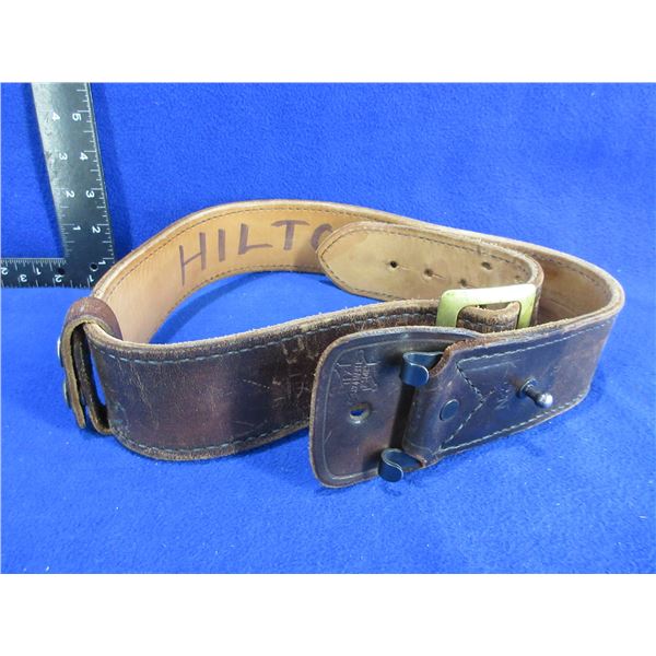 Tex Shoemaker & Sons Leather Belt N32