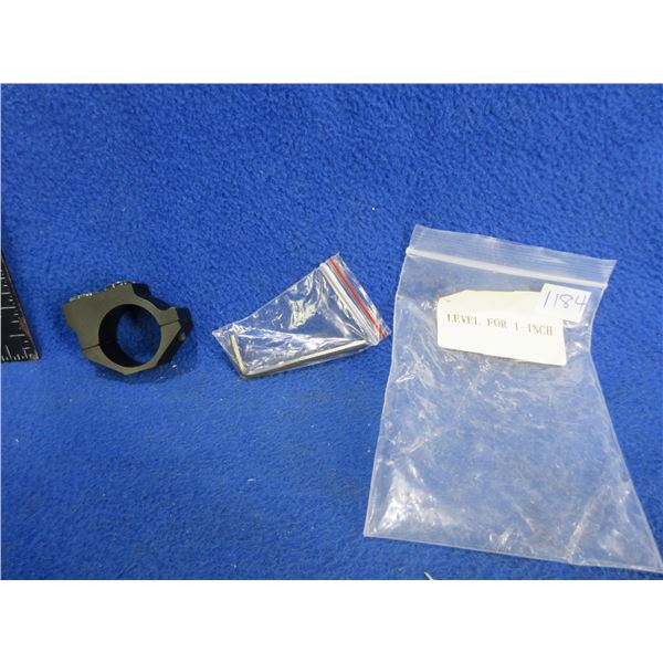 NEW - 1" Riflescope Bubble Level with Compass
