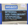Image 2 : Weaver Integral See-Thru 1" Mount for Winchester 70, 70A, 70 Varmint