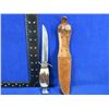 Image 1 : Vintage Mibro Solingen 828 Fixed Blade Knife with Leather Sheath