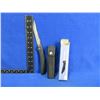 Image 1 : NEW - Folding Fillet Knife with Sheath - 4" Stainless Steel Blade