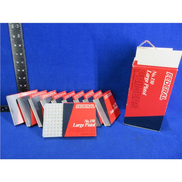 Federal No. 150 Large Pistol Primers (Pick Up or Ship by UPS Only)