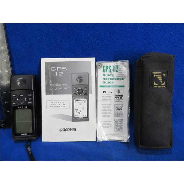 Garmin GPS 12 Personal Navigator with Manual