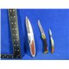Image 1 : 3 Folding Blade Pocket Knives - Rostfrei Striker Elite, Frontier Imperial, Rostfrei