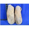 Image 2 : Native American Leather Mocassins with Beadwork - 10" Sole