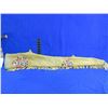 Image 1 : Leather Scabbard with Beadwork and Fringes - 42"