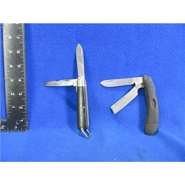 2 Folding Blade Pocket Knives - Camillus and a 440 Stainless