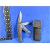 Image 2 : NEW - 3 Blade Utility Knife with Sheath