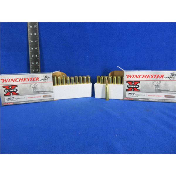 257 Roberts + P 117gr PP Winchester (Pick Up or Ship by UPS Only)