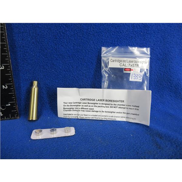 NEW - 7X57R Cartridge Red Laser Bore Sight with Batteries