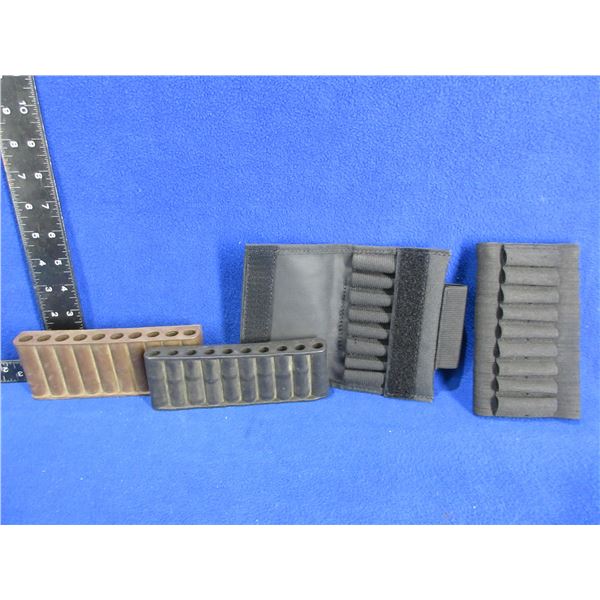 4 Cartridge Holders - 2 Butt Stock and 2 Belt Loop