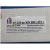 Image 2 : 45 Cal. .452" 230gr RN BB Lead Bullets - Box of 500