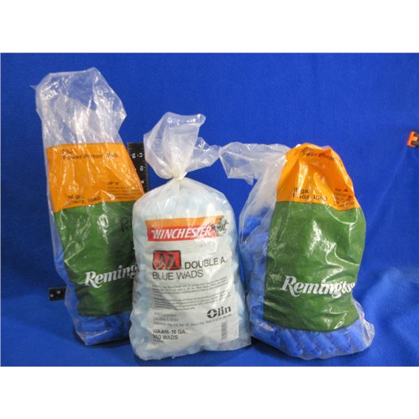 16 Ga. Remington Power Piston Wads & Winchester AA Wads