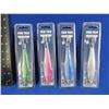 Image 1 : NEW - 4 Fish Talk Minnow Lures - Assorted Colors, 100g & 130g