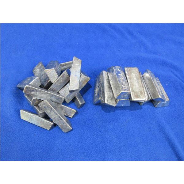 19 lbs of Lead Ingots - PICK UP PREFFERED
