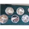 Image 2 : Calgary 1988 Olympic 10 Coin Set - $20.00 Proof Coins - .925 Silver