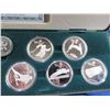 Image 3 : Calgary 1988 Olympic 10 Coin Set - $20.00 Proof Coins - .925 Silver