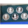 Image 4 : Calgary 1988 Olympic 10 Coin Set - $20.00 Proof Coins - .925 Silver