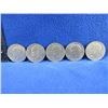 Image 1 : 5 - USA One Dollar Coins - 1971, 1972 x 3, 1974