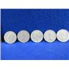 Image 5 : 5 Canadian 25 Cent Coins - 1952, 1955, 1957, 1960 (.800 Silver), 1968 (.500 Silver)