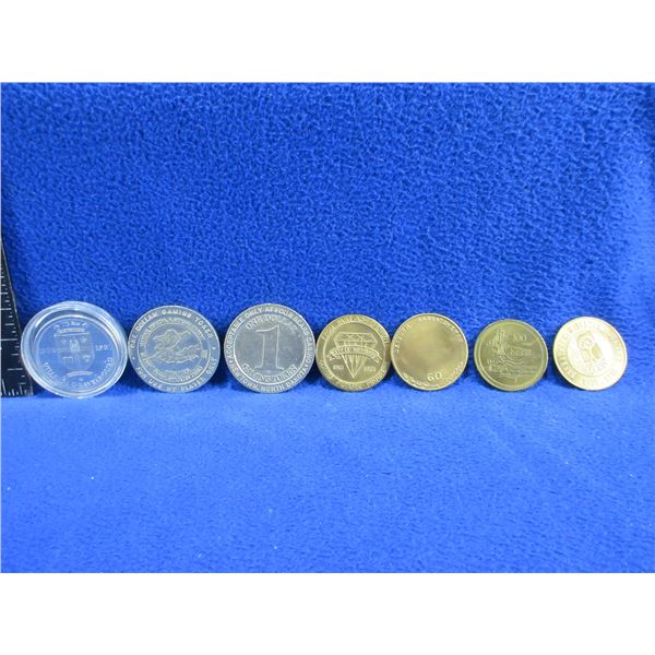 7 Assorted Tokens