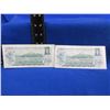 Image 4 : 2 Canadian One Dollar Bills - 1973 x 2