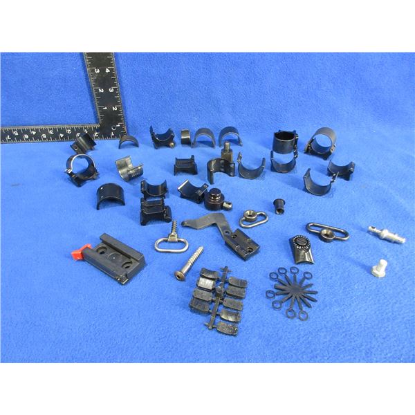 Lot of Misc. Gun Parts - Rings, Swivels, Bases, Etc. - Gunsmith Delight
