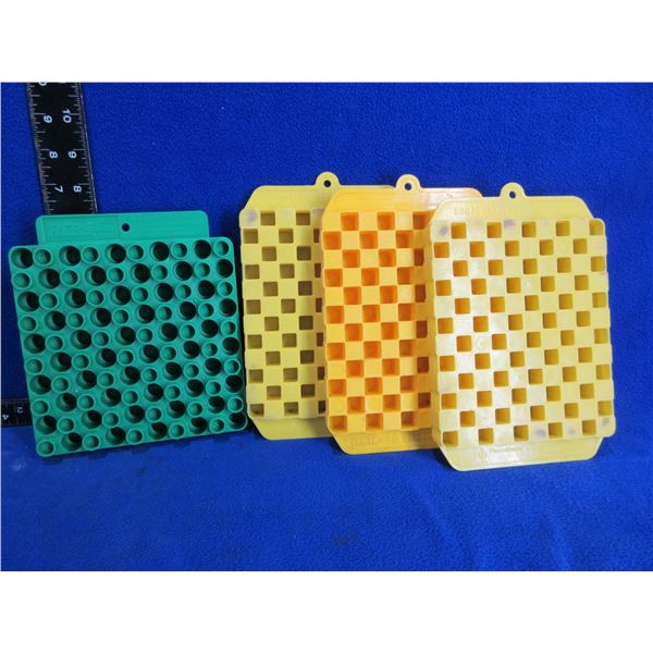 4 Reloading Blocks - 3 Flambeau Twin-60 and 1 RCBS Universal