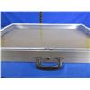 Image 2 : Aluminum Display Case with Tempered Glass - 34" x 22" x 3 1/8" - PICK UP ONLY