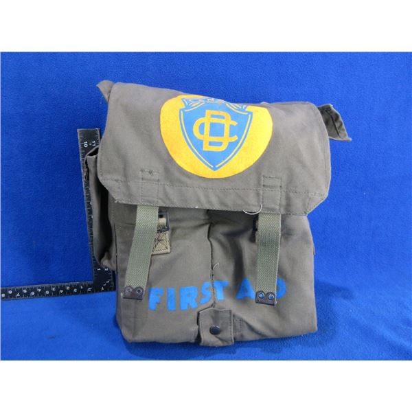 Vintage Canadian Civil Defense First Aid Pack Dated 1957