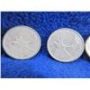 Image 2 : 4 Canadian 25 Cent Coins - .800 Silver - 1946, 1958, 1961, 1965
