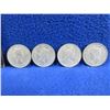 Image 4 : 4 Canadian 25 Cent Coins - .800 Silver - 1946, 1958, 1961, 1965