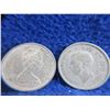 Image 6 : 4 Canadian 25 Cent Coins - .800 Silver - 1946, 1958, 1961, 1965
