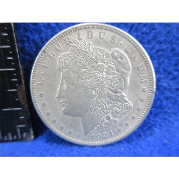 1921 USA One Dollar "Morgan Dollar" - .900 Silver