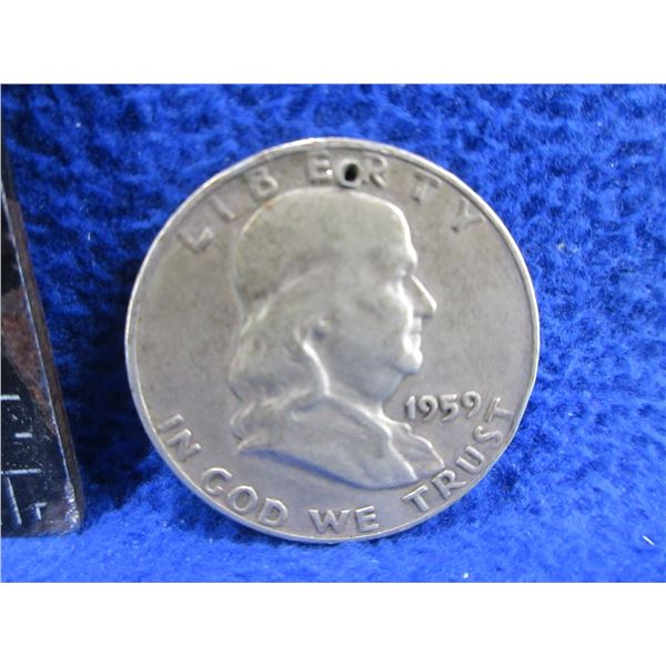 1959 USA "Franklin Half Dollar" - .900 Silver