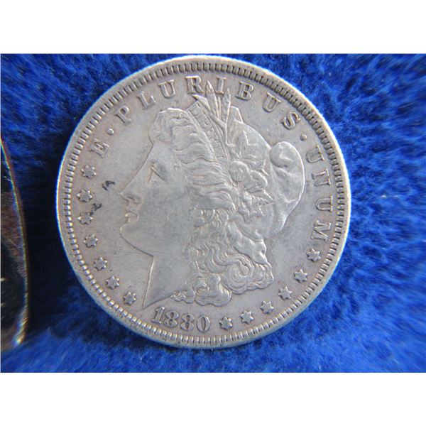 1880 USA One Dollar "Morgan Dollar" - .900 Silver