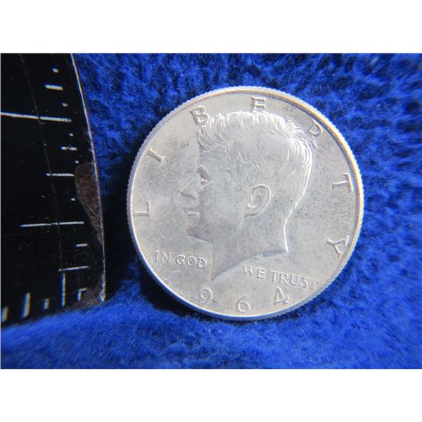 1964 USA "Kennedy Half Dollar" - .900 Silver