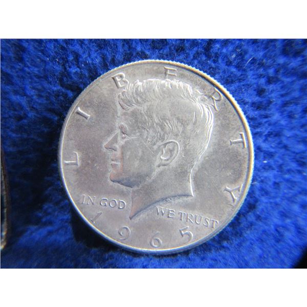 1965 USA "Kennedy Half Dollar" - .400 Silver