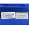 Image 4 : 2 Canadian One Dollar Bills - 1973 x 2