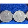 Image 6 : 6 United Kingdom One Pound Coins - 1983 x 4, 1989, 1990