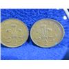 Image 3 : 4 United Kingdom 2 New Pence Coins - 1971 x 2, 1979, 1988