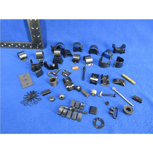 Lot of Misc. Gun Parts - Rings, Swivels, Bases, Etc. - Gunsmith Delight