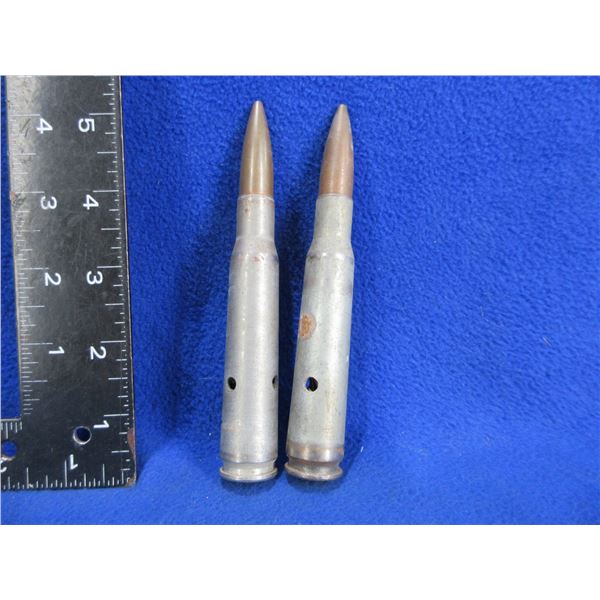 2 - 50 Cal. Practice/Training Rounds - Inert