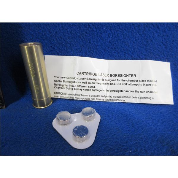 NEW - 20 Gauge Cartridge Red Laser Bore Sight with Batteries