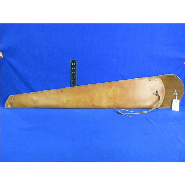 Leather Gun Scabbard - 39" x 8" at the Top