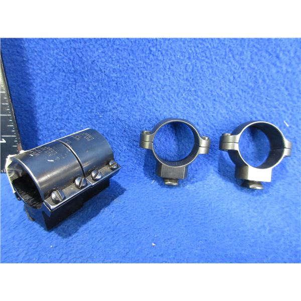 Weaver 1" Medium Tip-Off Rings & Leupold 1" Dual Dovetail Rings